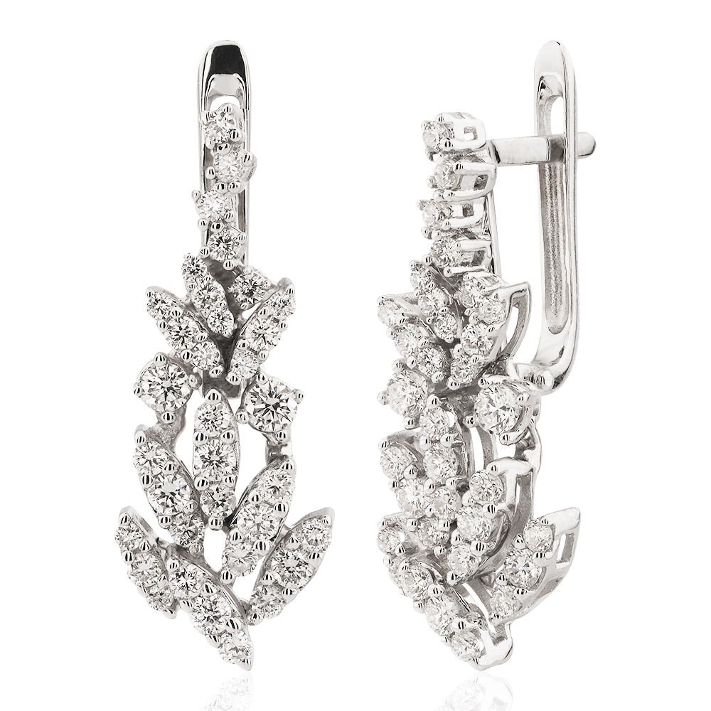 1,31 Ct. Diamond Design Earring
